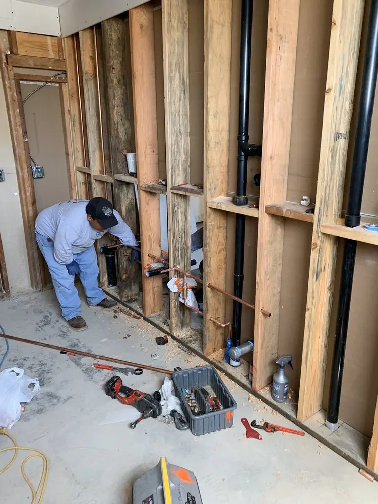 Commercial rough-in plumbing for Gas Line Repair in Randallstown